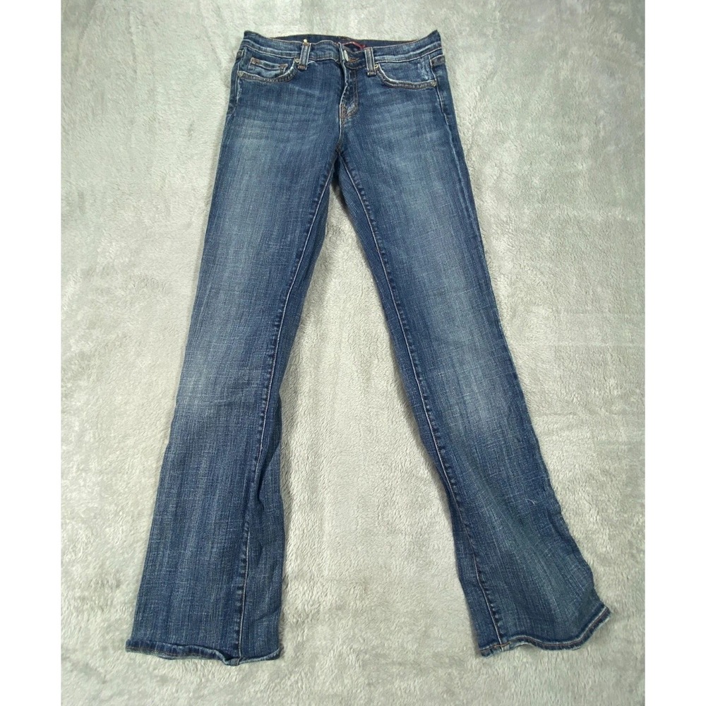 Vigoss Bootcut Jeans Women 3 Blue Denim Cotton Stretch Preppy 5-Pockets Mid Rise